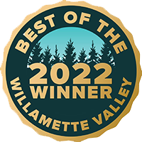 Logotipo de lo mejor de Willamette Valley 2022 Logo